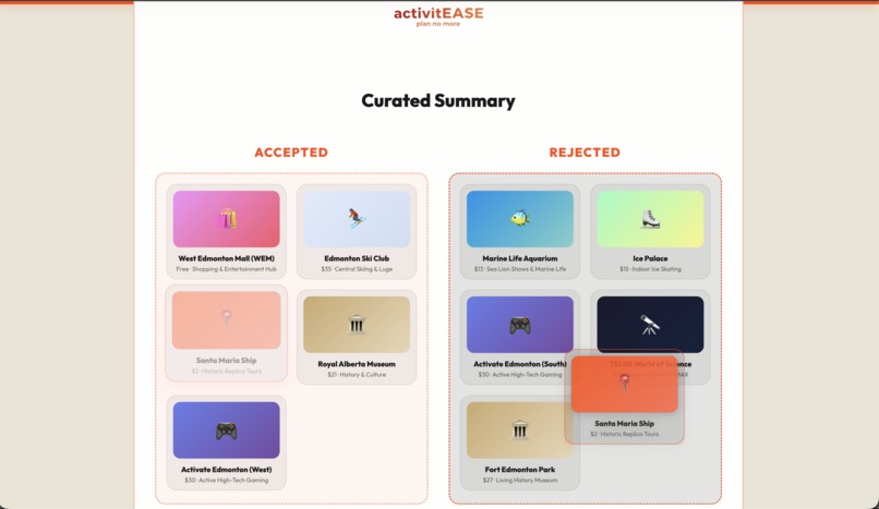 activitEASE – screenshot 4