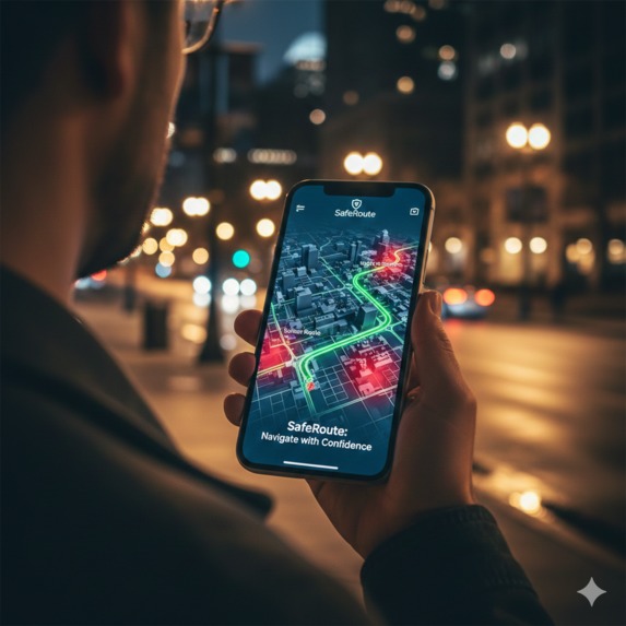 SafeRoute – screenshot 1