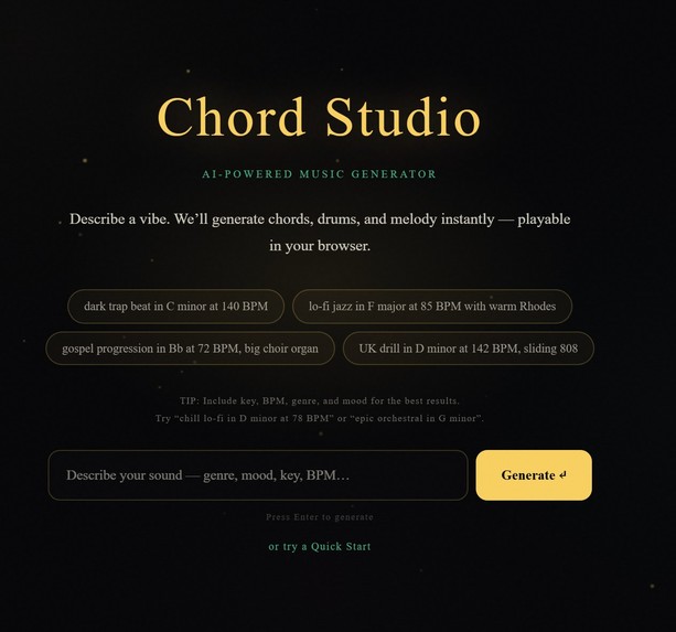 Chord Studio – screenshot 1