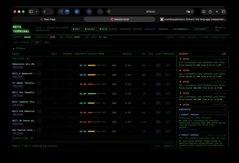 meta terminal – screenshot 2
