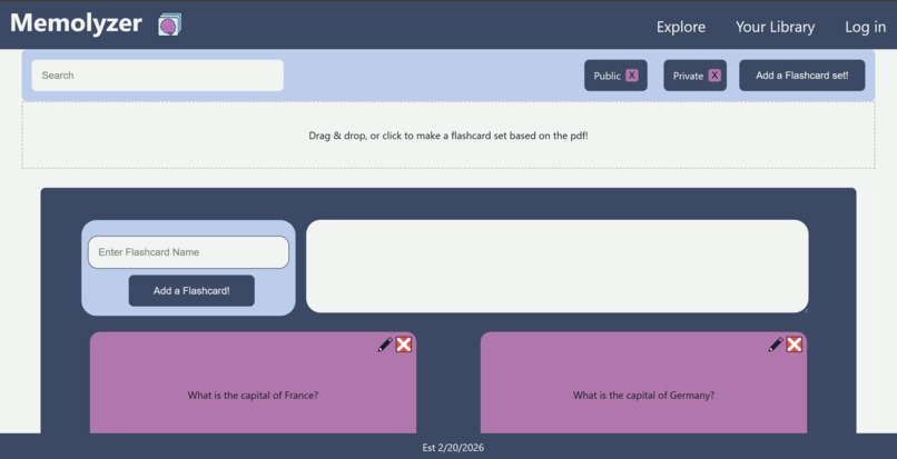 Memolyzer – screenshot 2