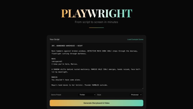 Playwright – screenshot 1
