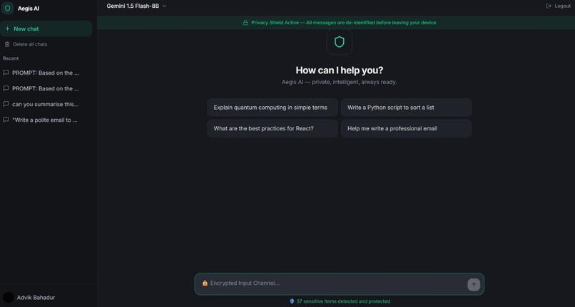 AEGIS AI – screenshot 1