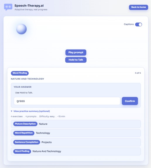 Speech-Therapy.ai – screenshot 4