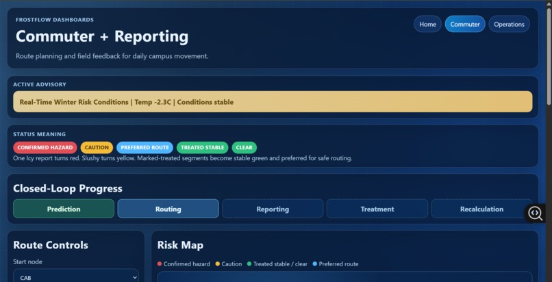 FrostFlow: Creating safer, smarter and scenic winter routes – screenshot 2