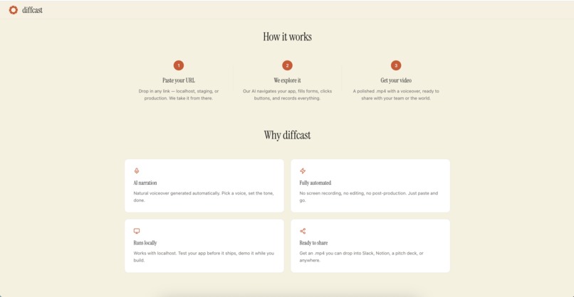 diffcast – screenshot 3