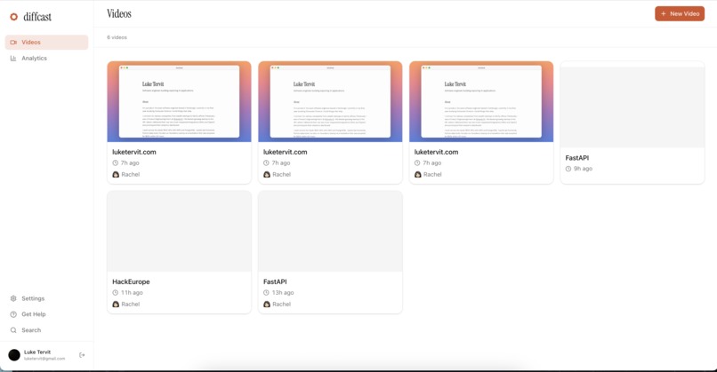 diffcast – screenshot 5