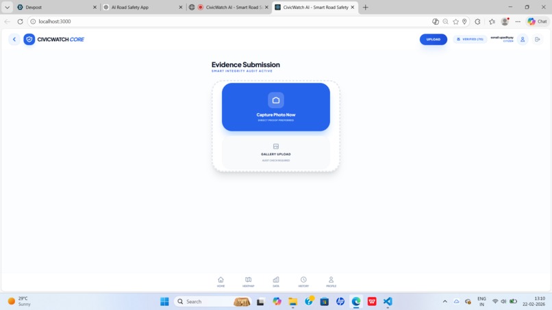 CivicWatch AI — Smart Road Safety Platform – screenshot 2