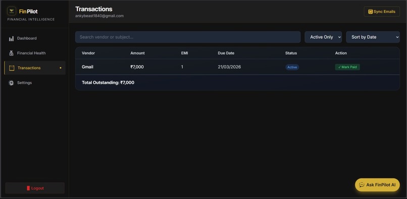 FinPilot – screenshot 4