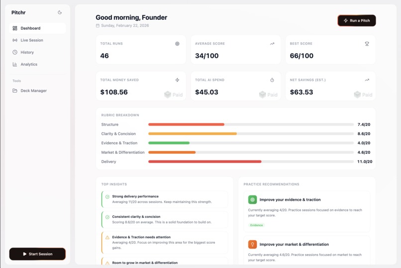 Pitchr – screenshot 2