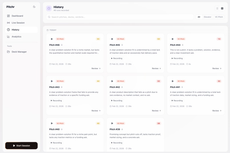 Pitchr – screenshot 4