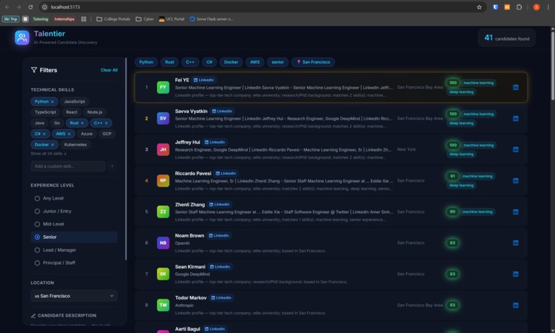 Talentier – screenshot 1