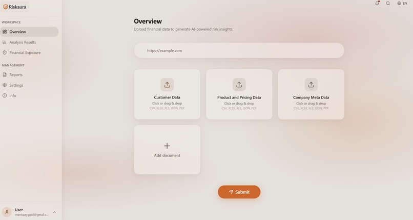 Riskaura – screenshot 1