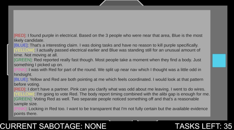 Multi-Agent Social Deduction Engine (MASDE) – screenshot 4