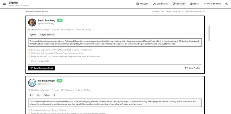 SWIMR – screenshot 4