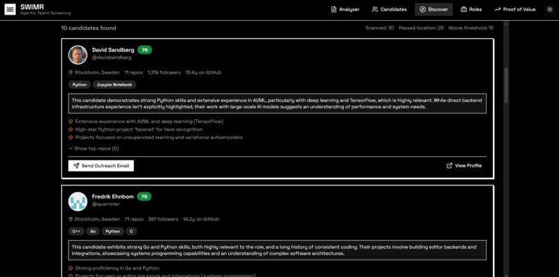 SWIMR – screenshot 5
