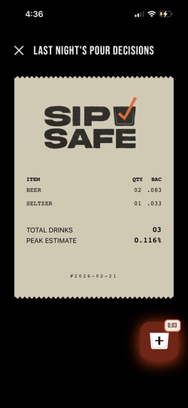SipSafe – screenshot 5