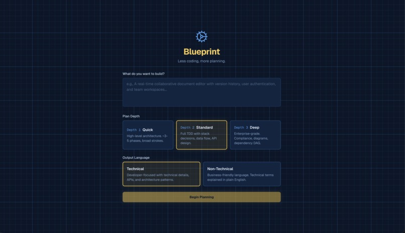 BluePrint – screenshot 1