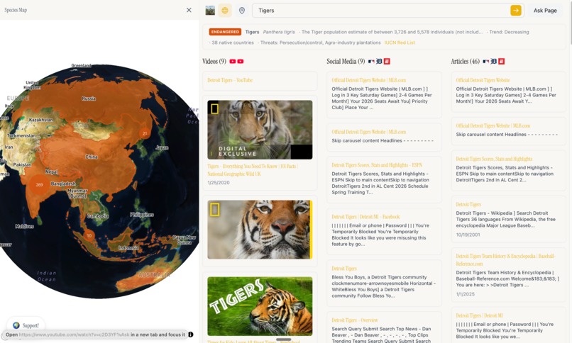Save the World: Wildlife data you can actually act on – screenshot 3