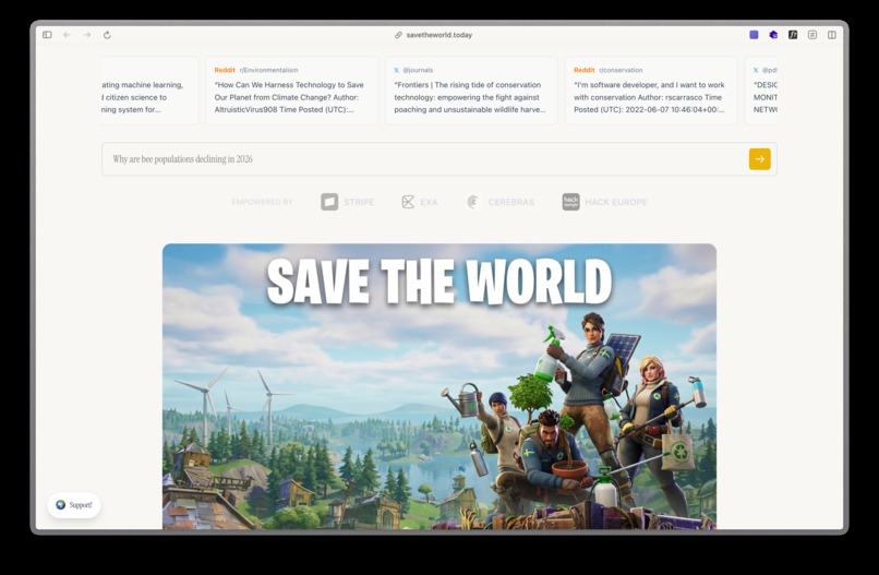 Save the World: Wildlife data you can actually act on – screenshot 2