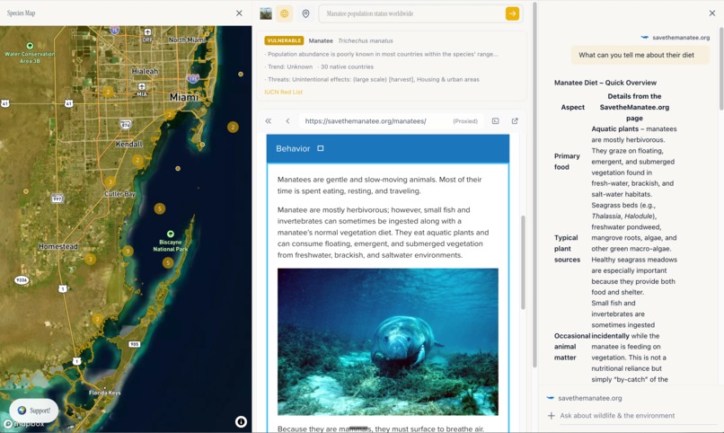 Save the World: Wildlife data you can actually act on – screenshot 5