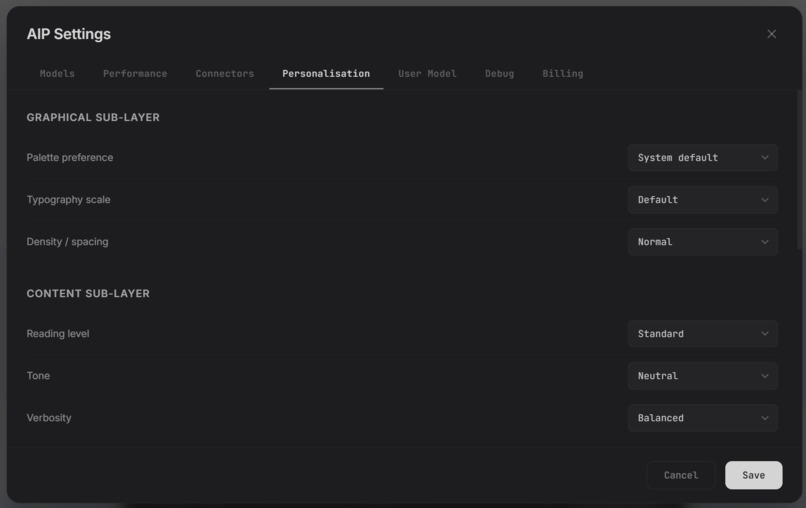 Agent Interface Protocol – screenshot 2