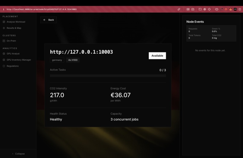 Datacenter Sustainability Platform – screenshot 7