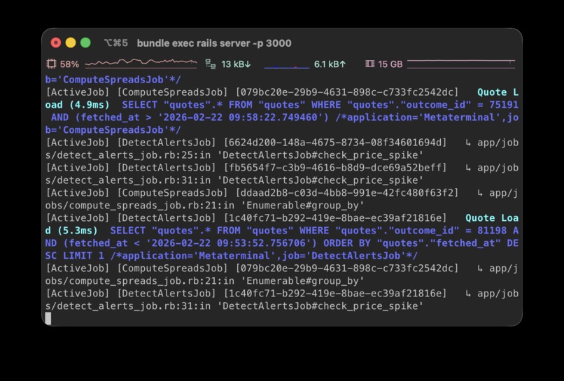 meta terminal – screenshot 7