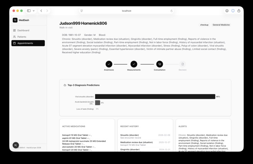 MedDash – screenshot 2