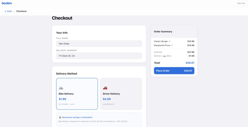 Boolen: An Alternative to DoorDash – screenshot 6
