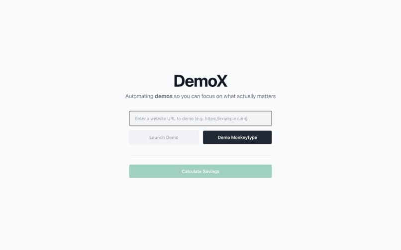 DemoX – screenshot 2