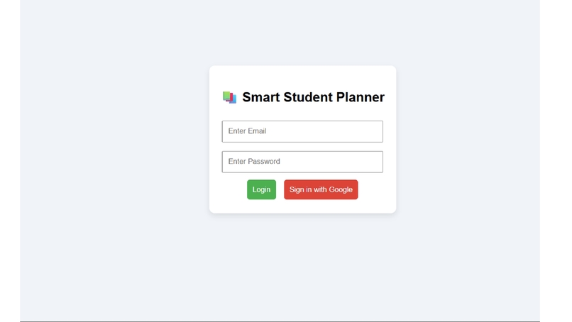 student study planner – screenshot 1