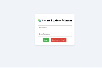 student study planner