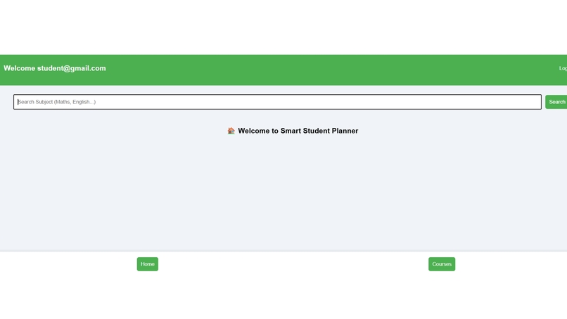 student study planner – screenshot 2