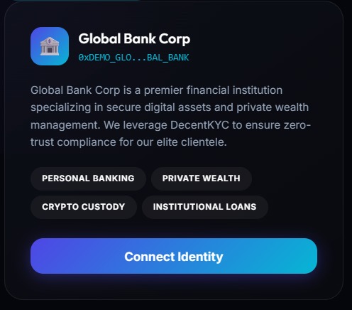 Decentkyc – screenshot 1