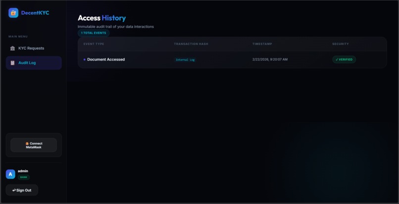 Decentkyc – screenshot 4
