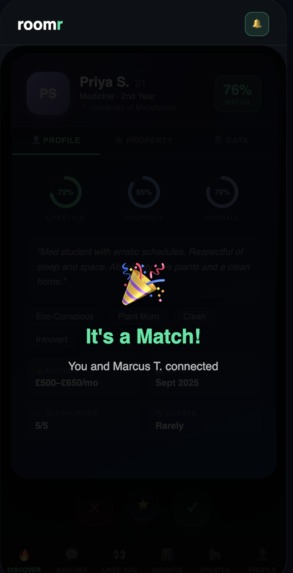 roomr – screenshot 1