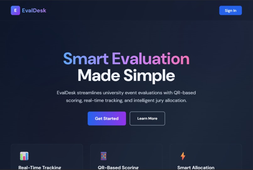 EvalDesk - Event Evaluation Management Platform – screenshot 1