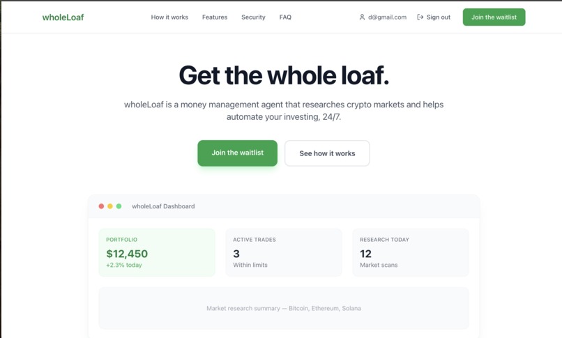 WholeLoaf – screenshot 1