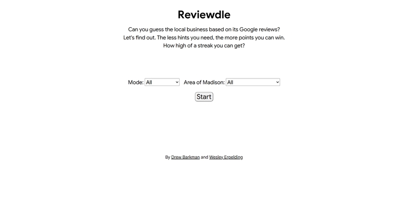 Reviewdle – screenshot 1