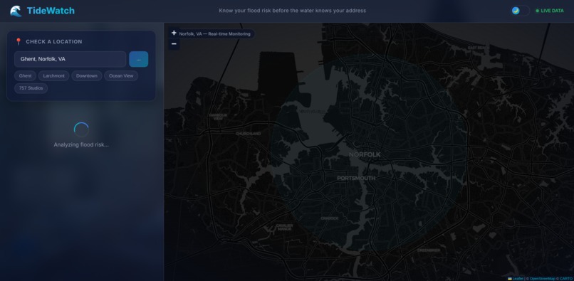 Tide watch – screenshot 1
