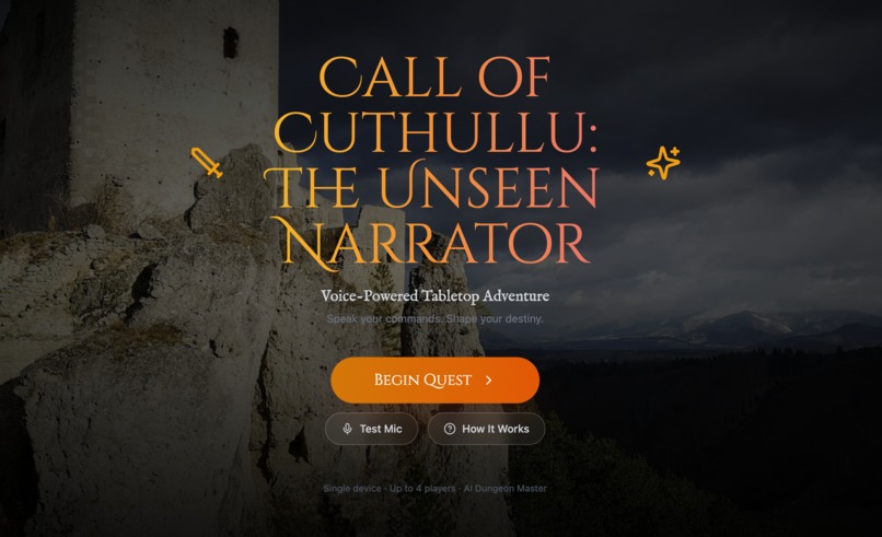 The Unseen Narrator – screenshot 1