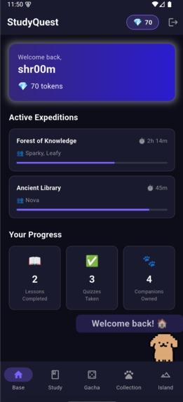 StudyQuest – screenshot 2
