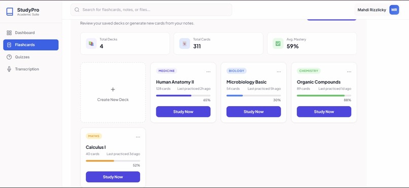 StudyPro – screenshot 2