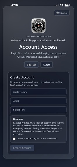 one-stack_Blackout Protocol OS – screenshot 1