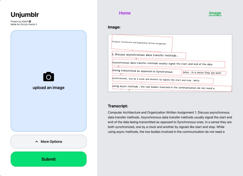 Unjumblr – screenshot 1