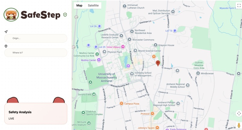 SafeStep – screenshot 2