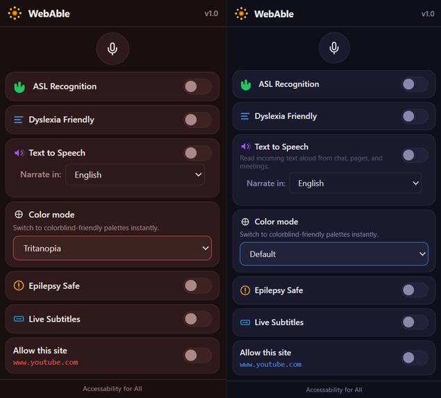 WebAble – screenshot 1