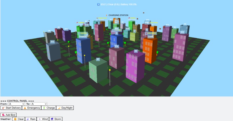 SkyLogix - Autonomous AI Drone Delivery Agent  – screenshot 2
