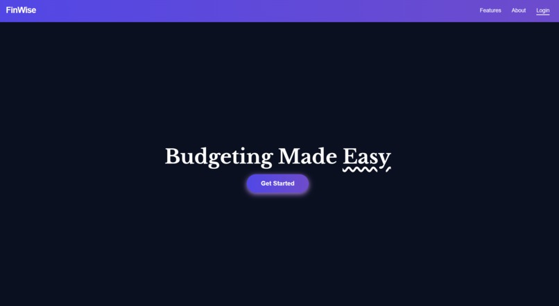 FinWise – screenshot 1